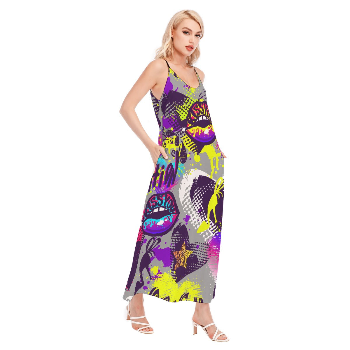 All-Over Print Women's Sling Dress