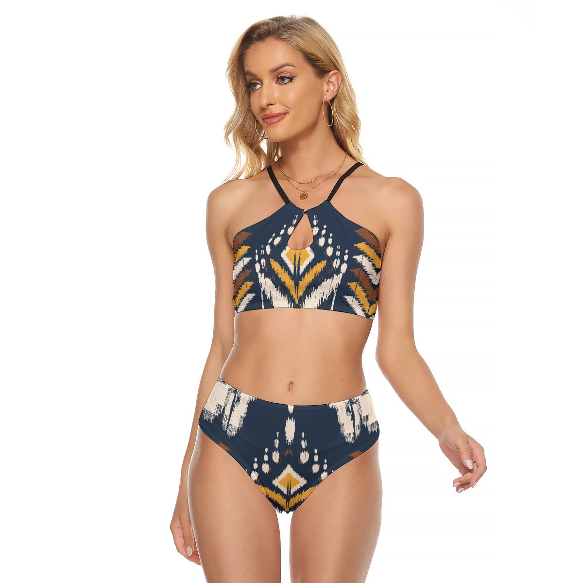 All-Over Print Women's Cami Keyhole One-piece Swimsuit