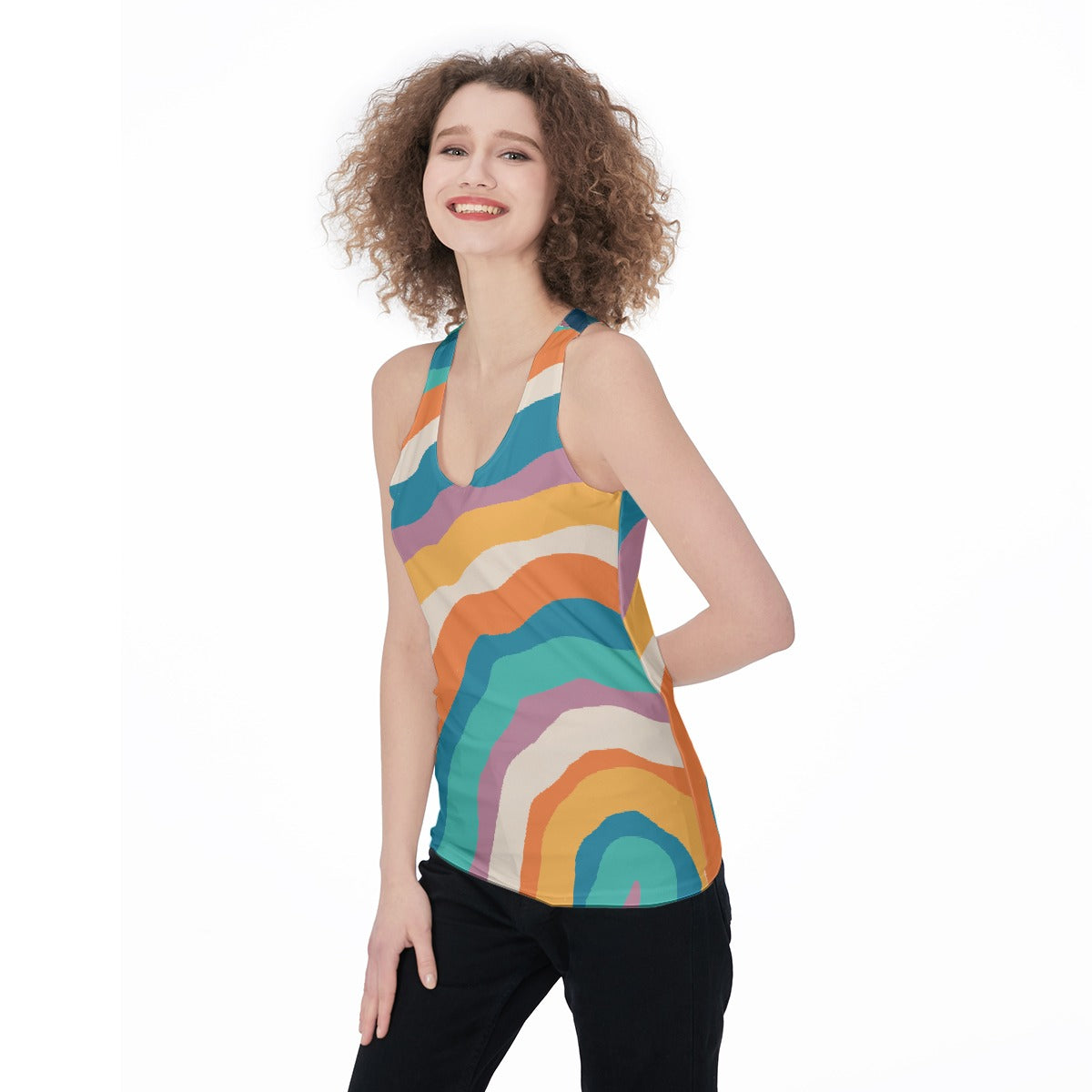 All-Over Print Women's Racerback Tank Top
