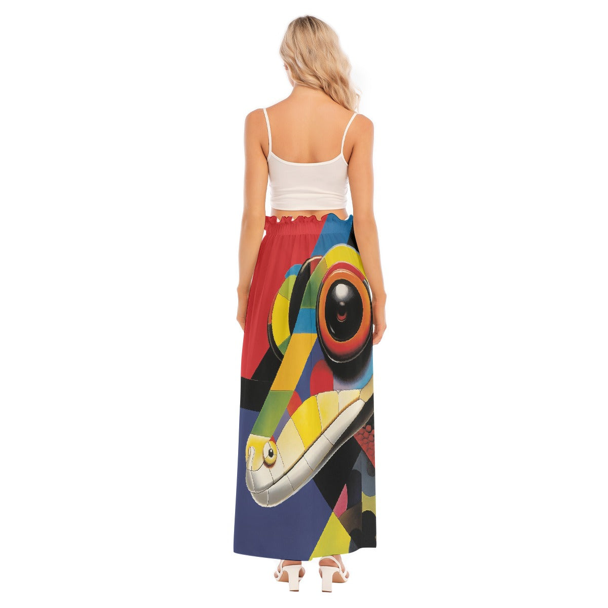 All-Over Print Women's Side Split Skirt