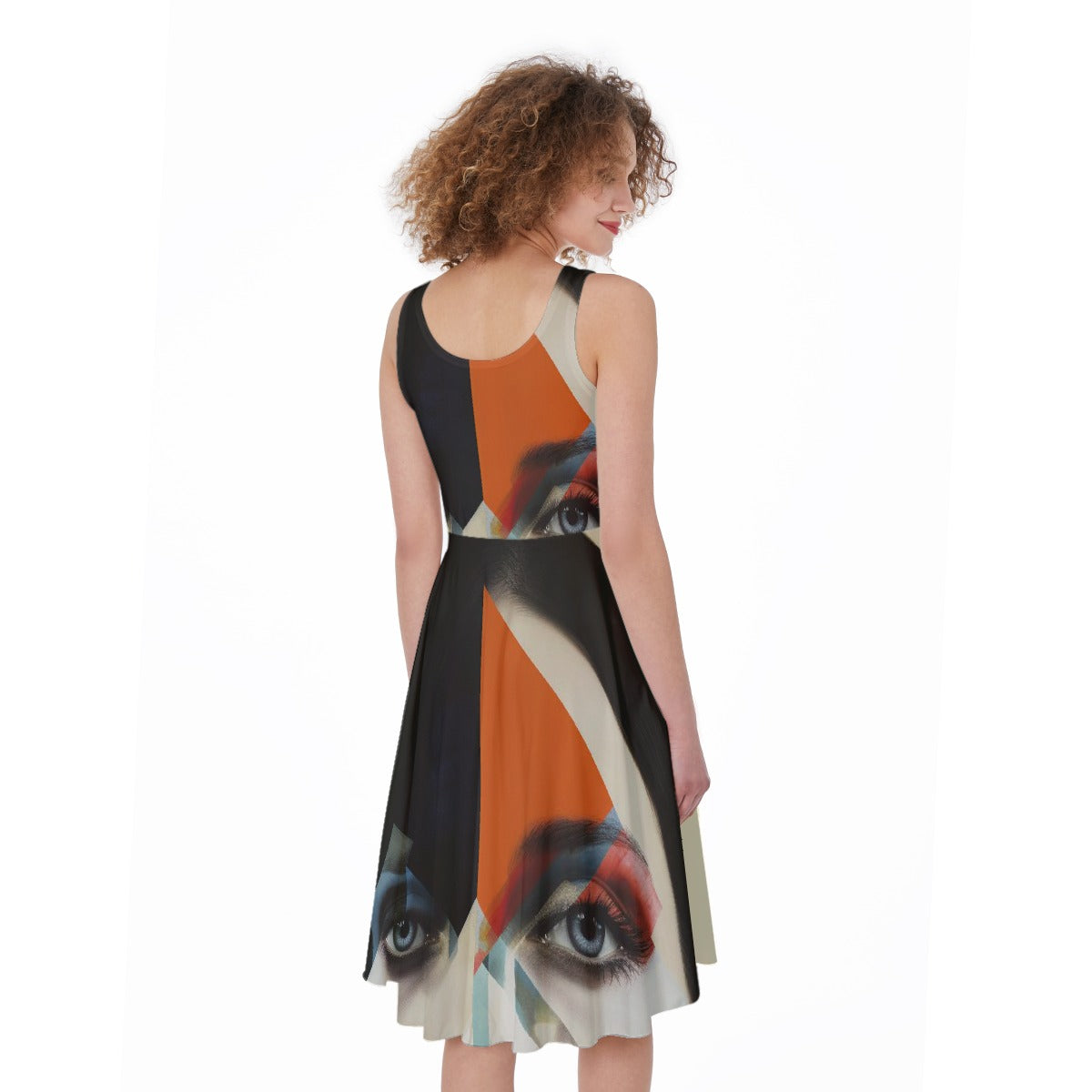 All-Over Print Women's Sleeveless Dress