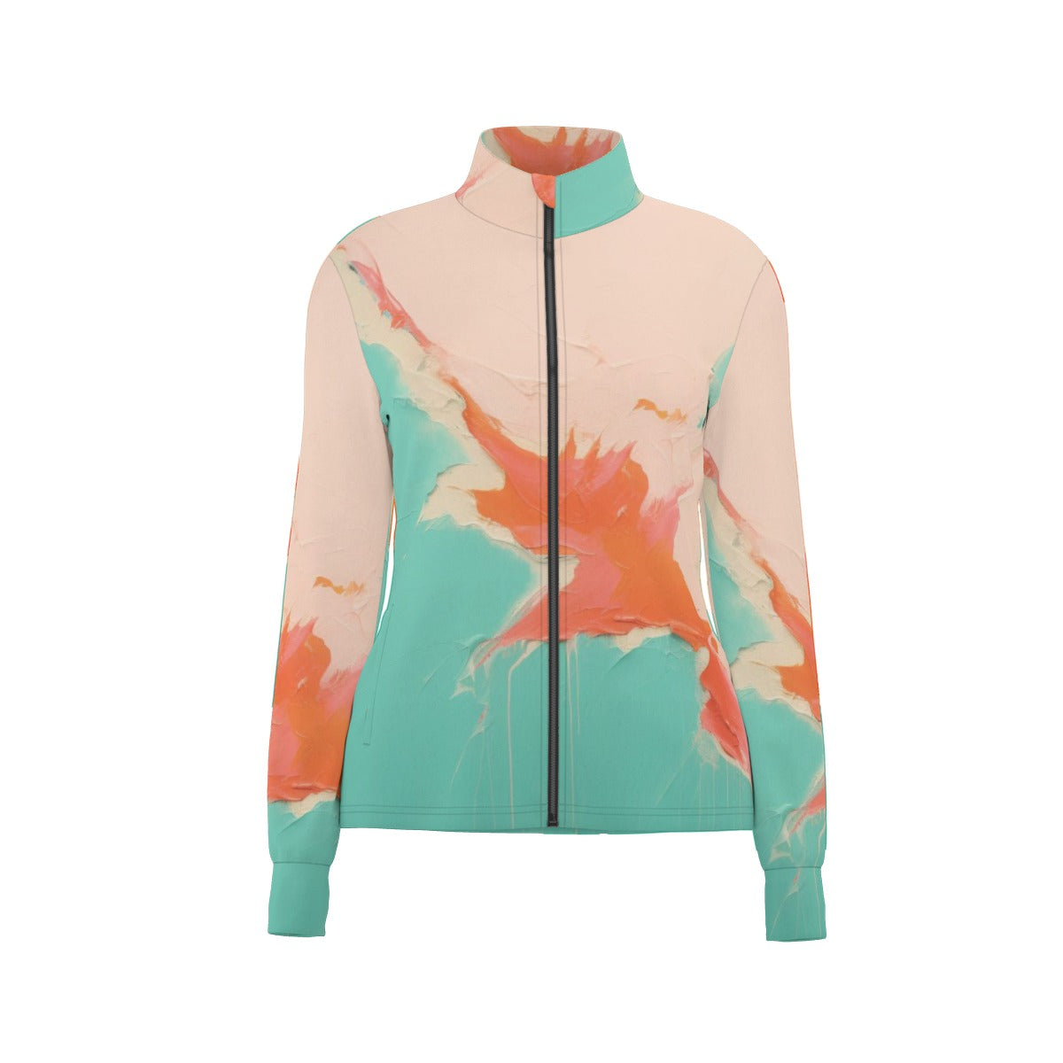 All-Over Print Women's Long Sleeve Thumbhole Jacket