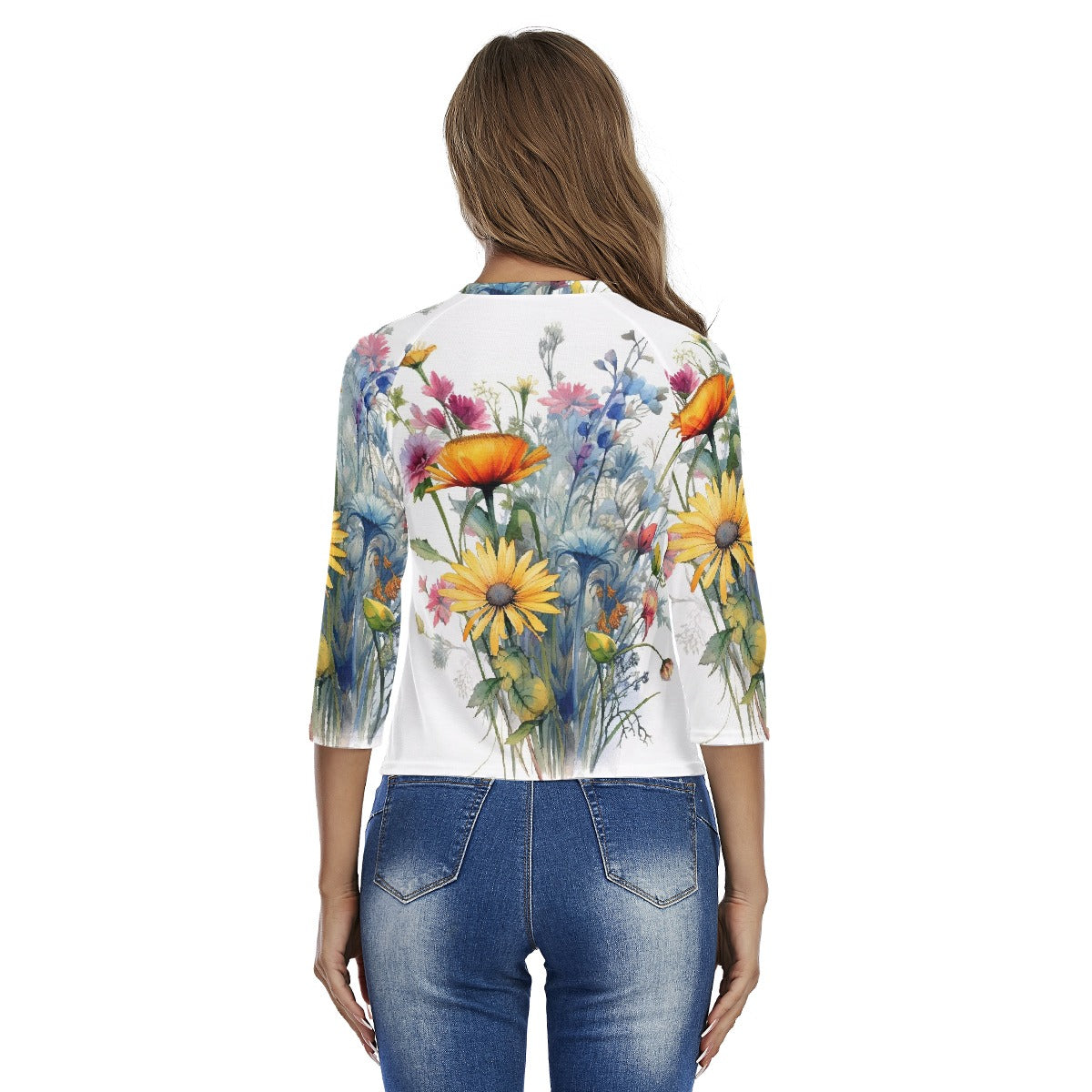All-Over Print Women's Raglan Sleeves T-shirts