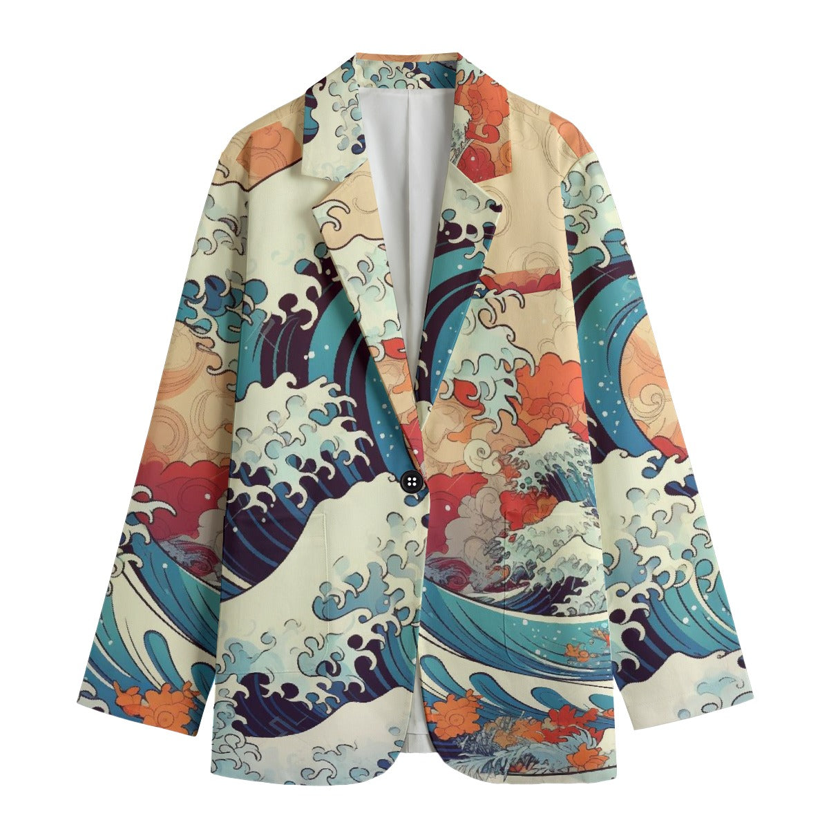 All-Over Print Women's Leisure Blazer