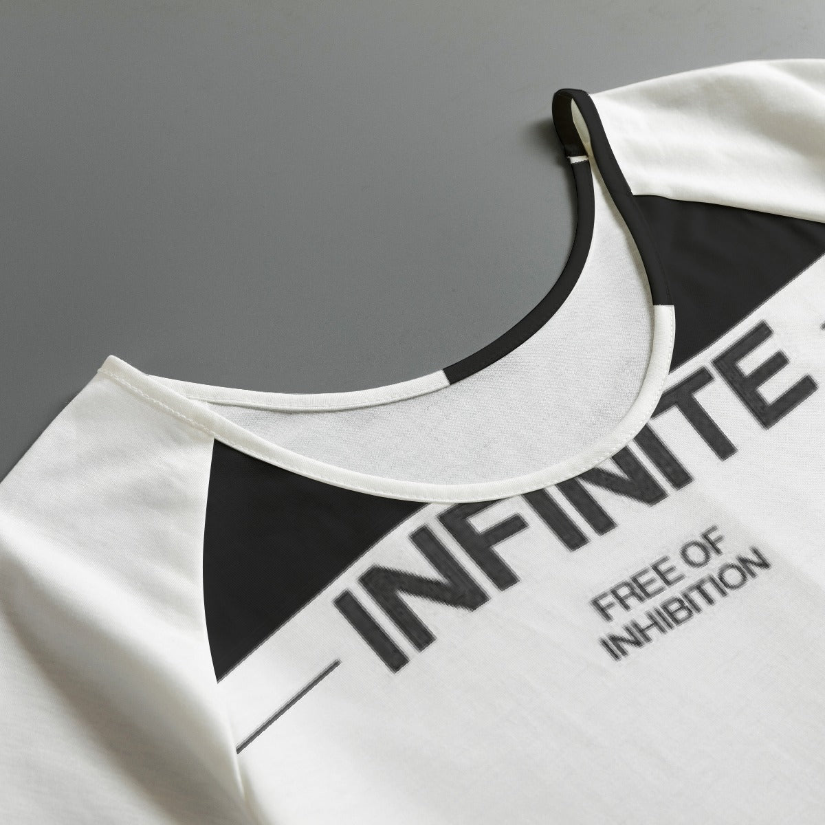 All-Over Print Women's Round Neck T-shirt With Raglan Sleeve