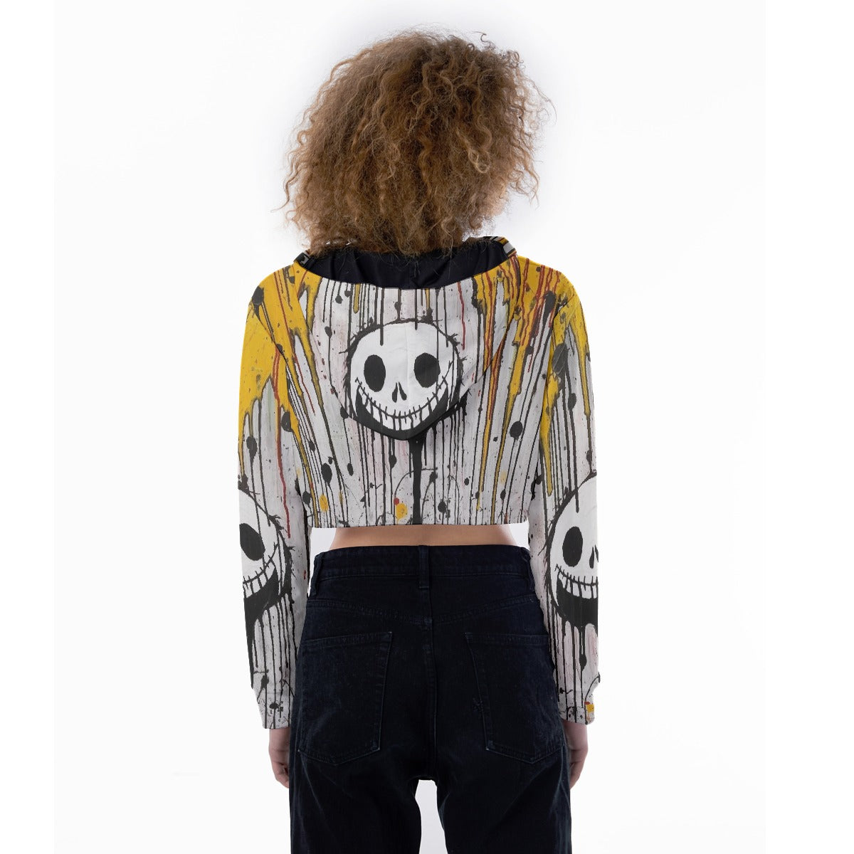 All-Over Print Women's Crop Top Hoodie