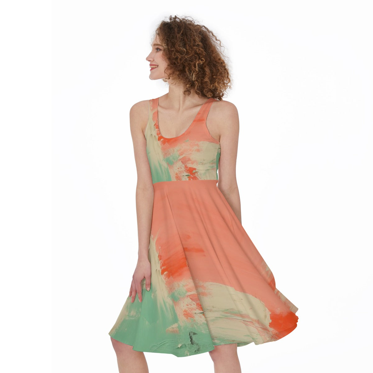All-Over Print Women's Sleeveless Dress