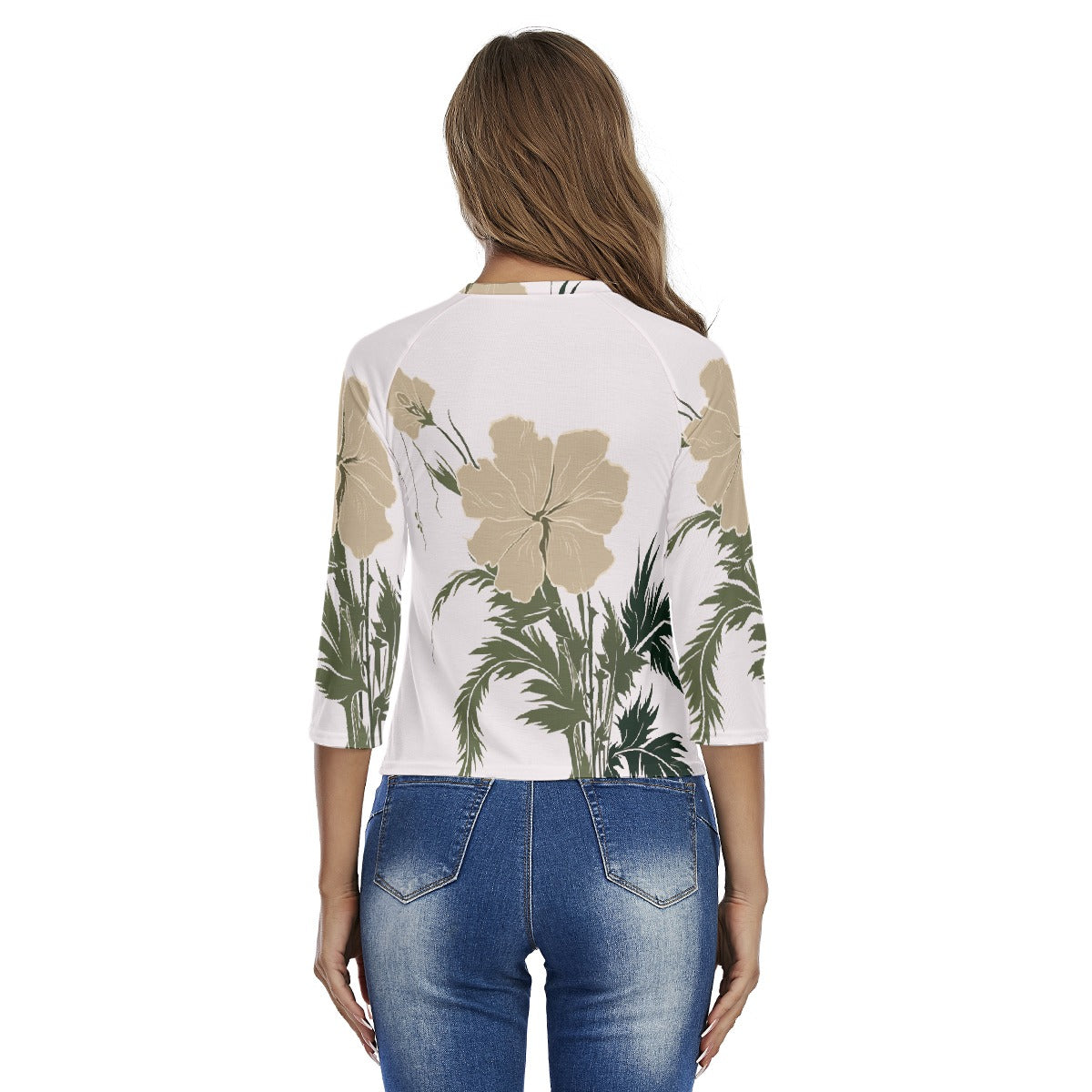 All-Over Print Women's Raglan Sleeves T-shirts
