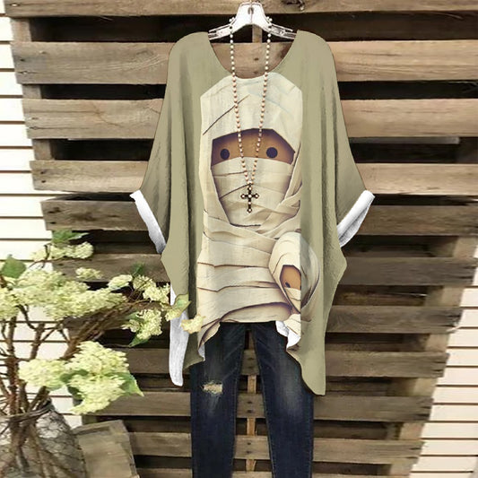 All-Over Print Women's Bat Sleeve Shirt