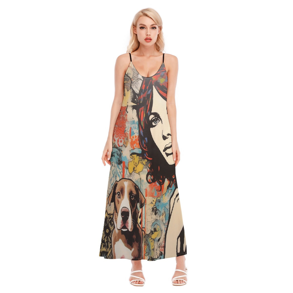 All-Over Print Women's Sling Dress