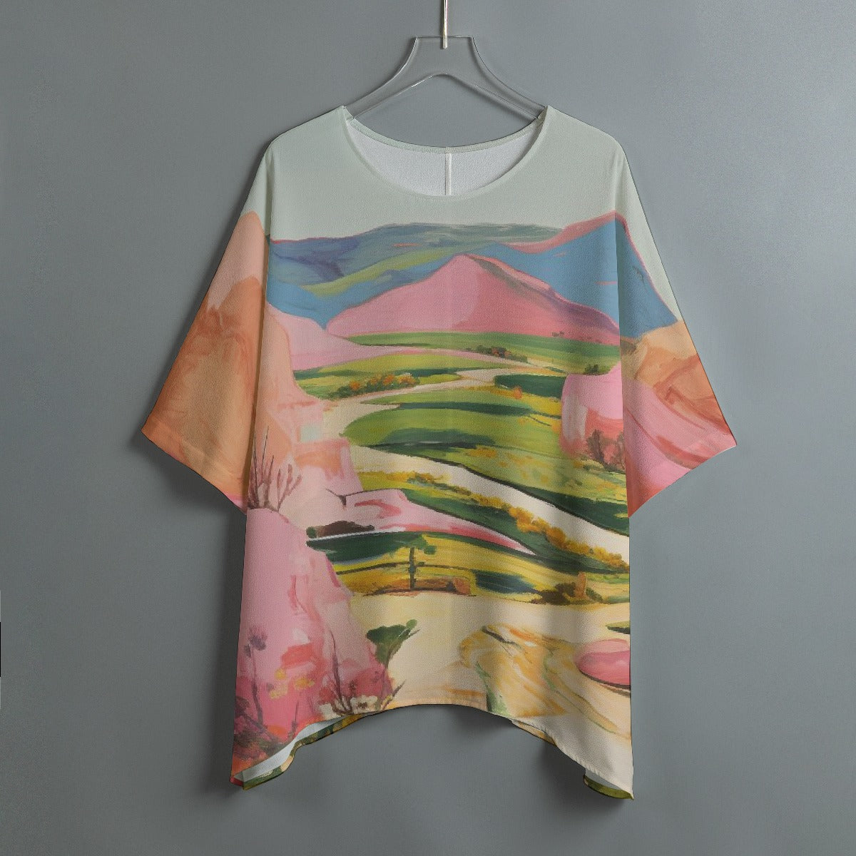 All-Over Print Women's Bat Sleeve Shirt