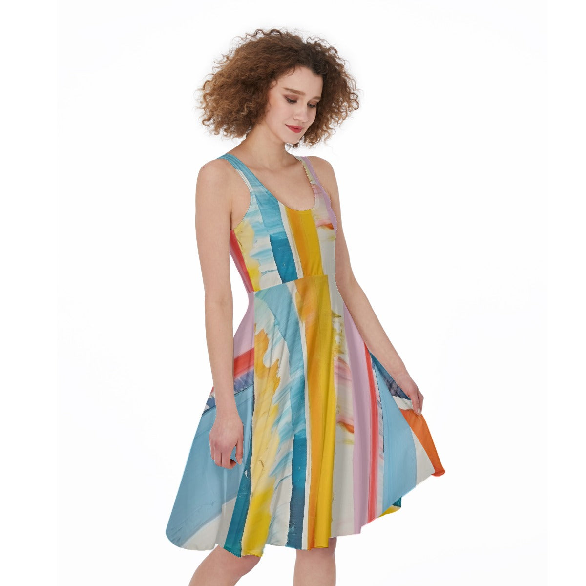 All-Over Print Women's Sleeveless Dress