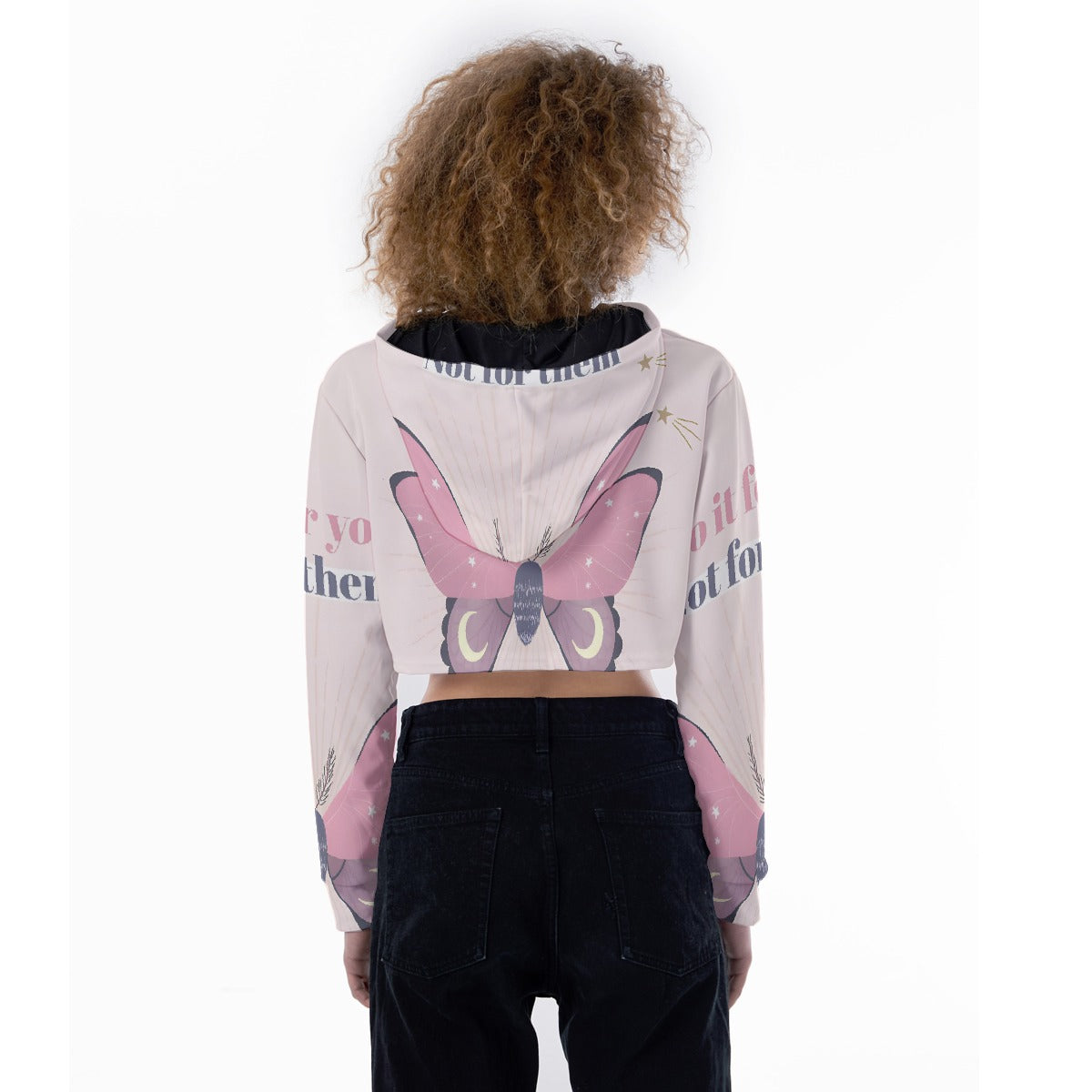 All-Over Print Women's Crop Top Hoodie