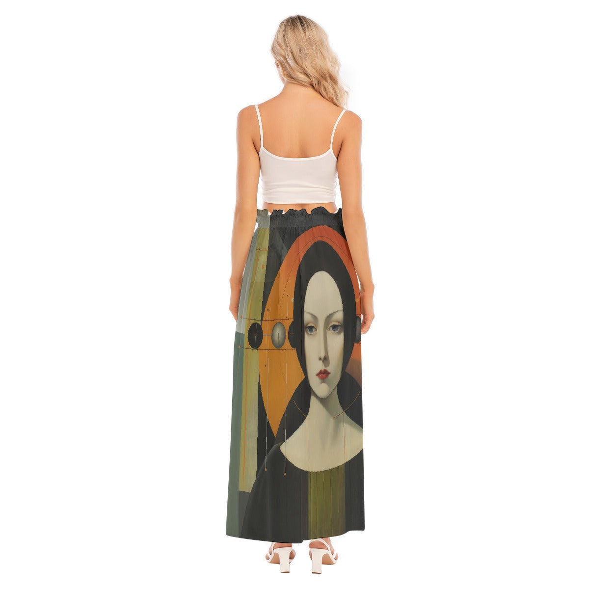 All-Over Print Women's Side Split Skirt