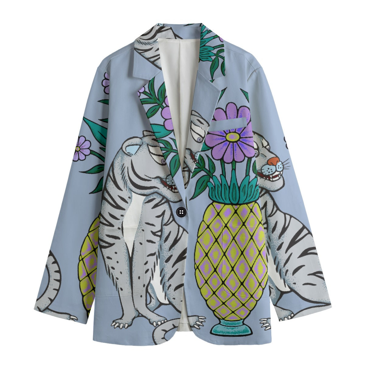 All-Over Print Women's Leisure Blazer