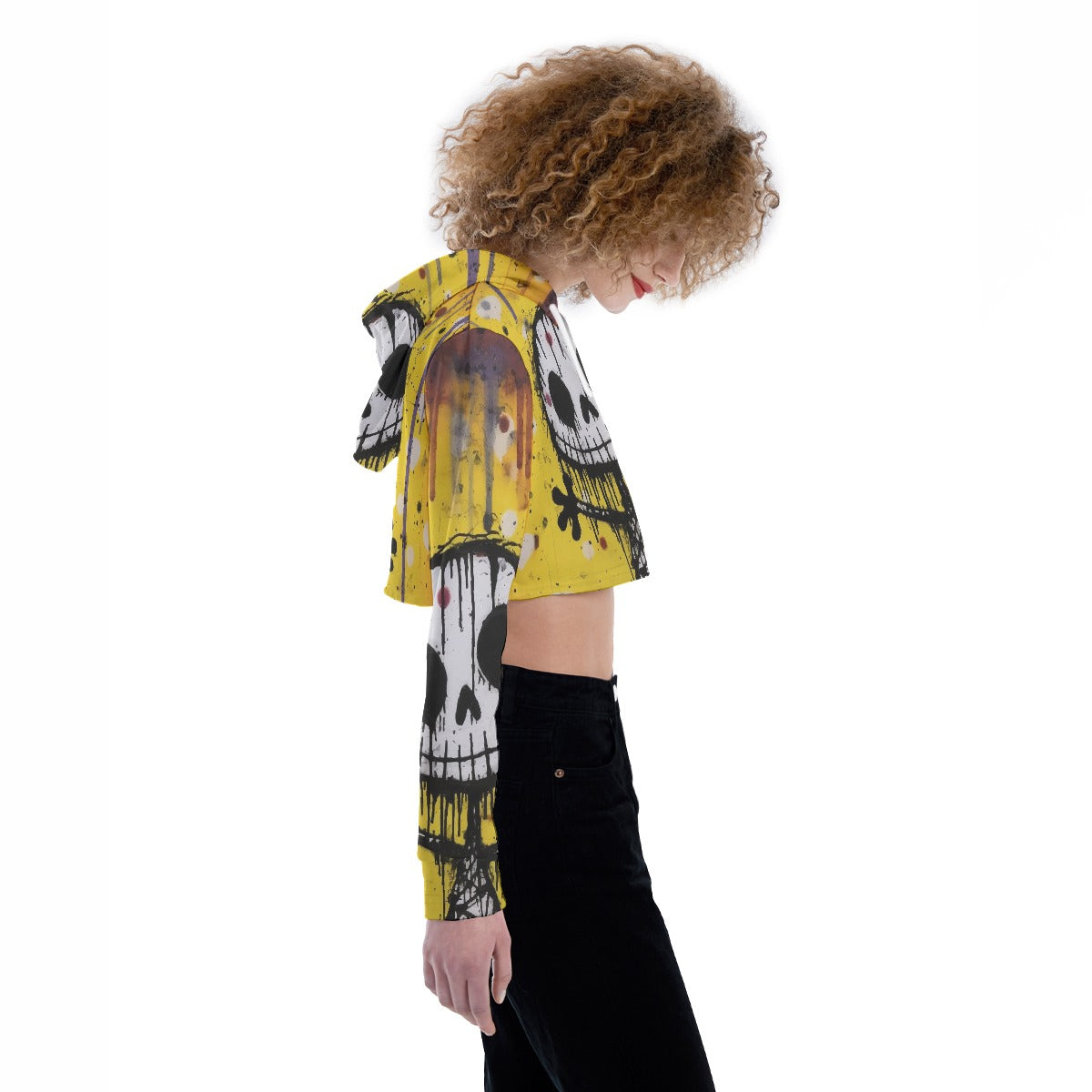 All-Over Print Women's Crop Top Hoodie
