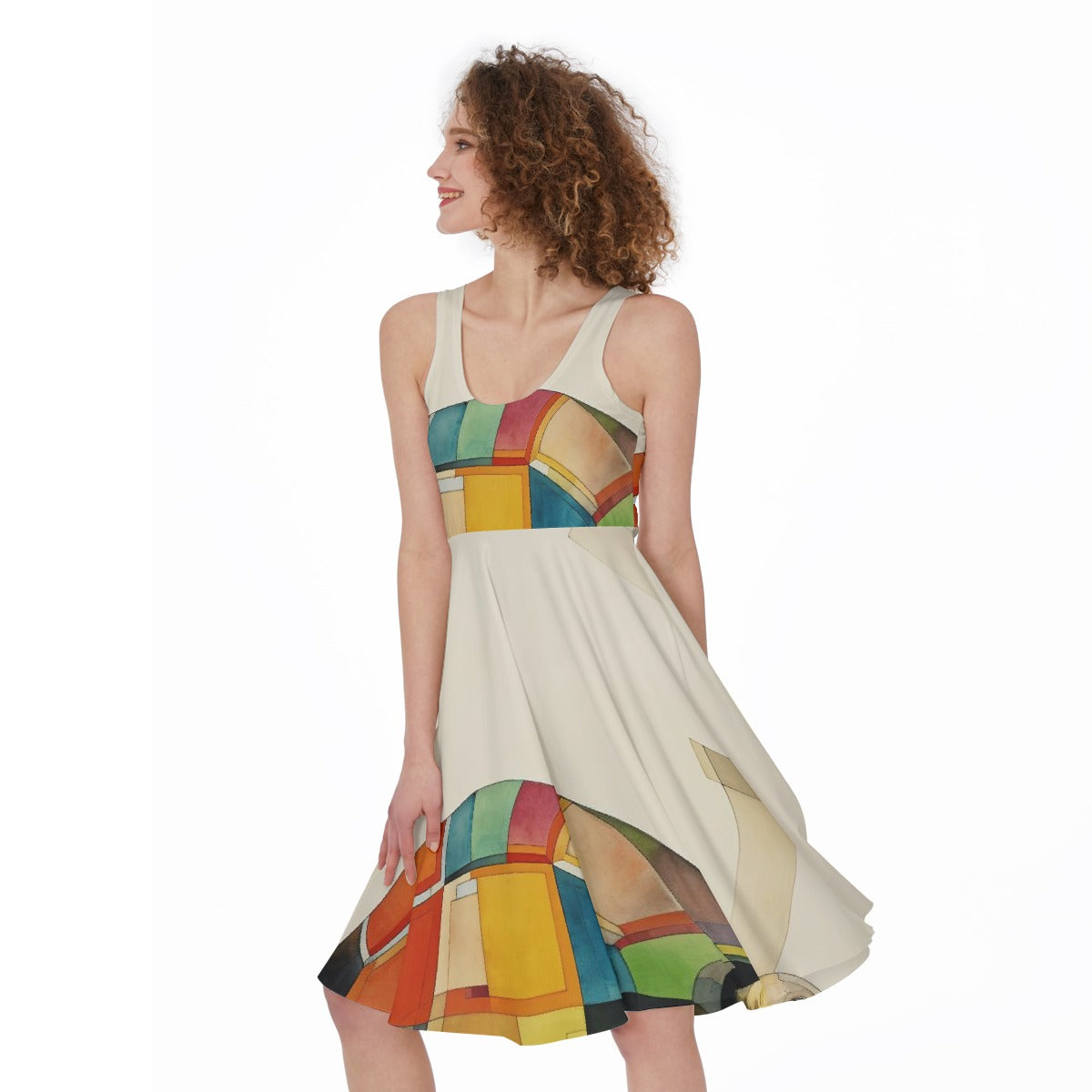 All-Over Print Women's Sleeveless Dress