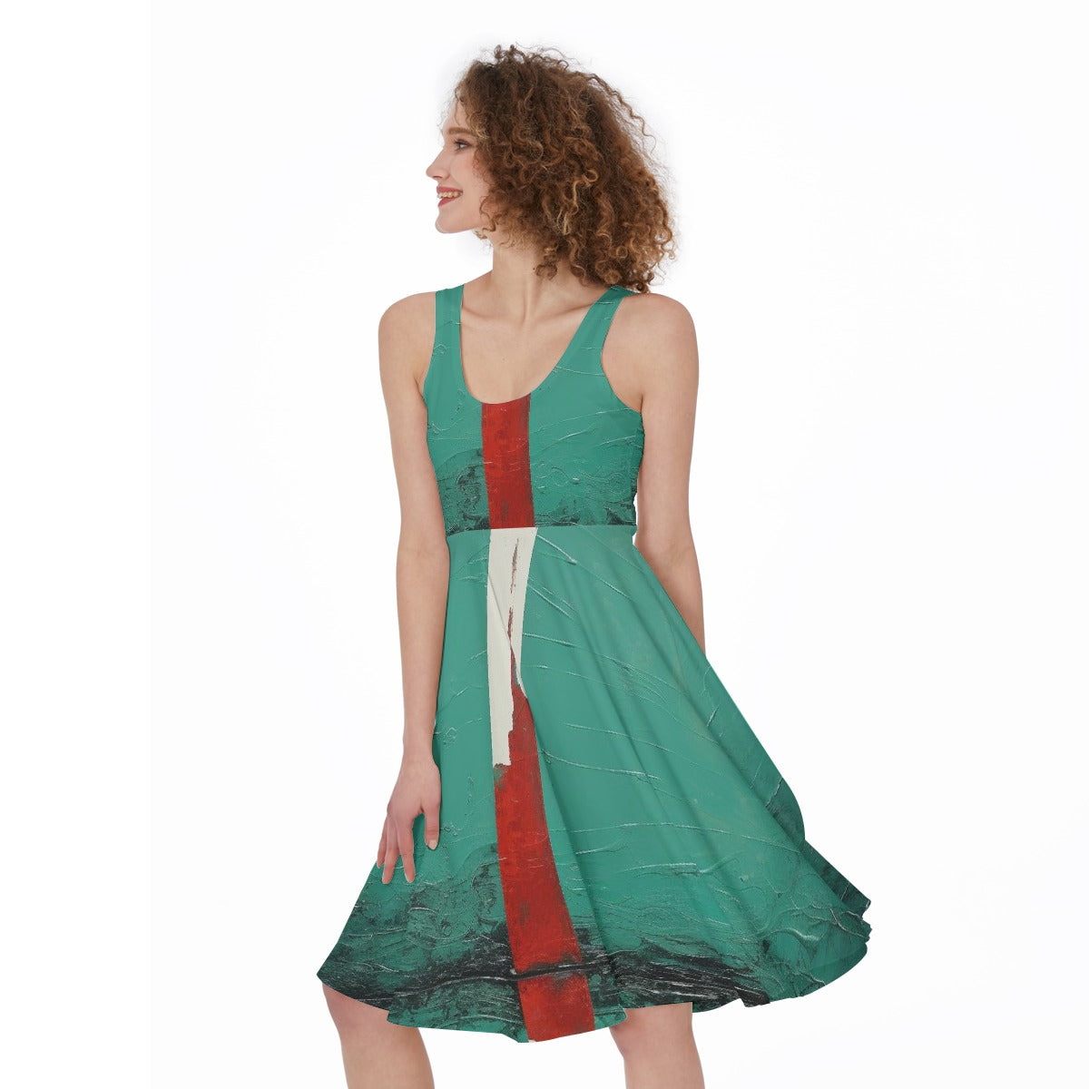 All-Over Print Women's Sleeveless Dress