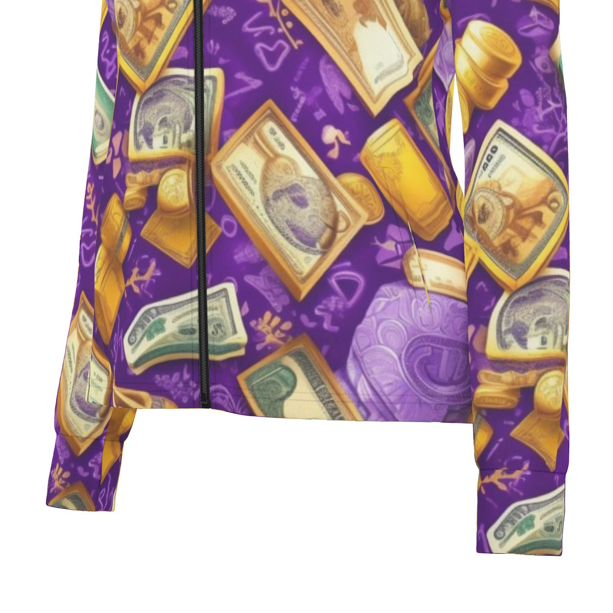 All-Over Print Women's Long Sleeve Thumbhole Jacket