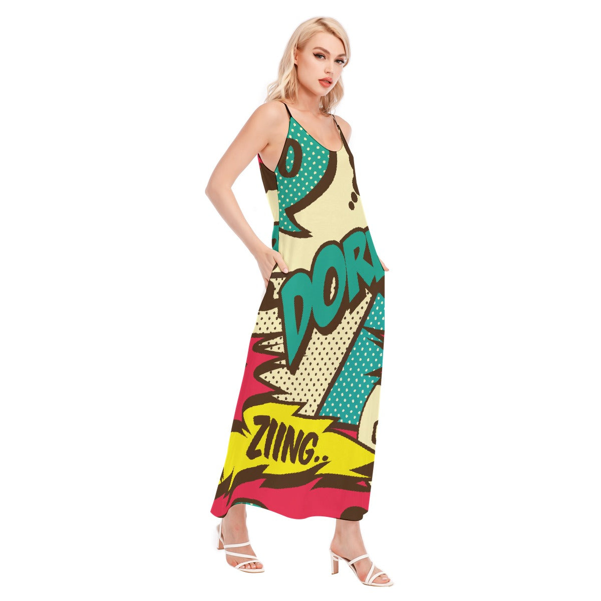 All-Over Print Women's Sling Dress