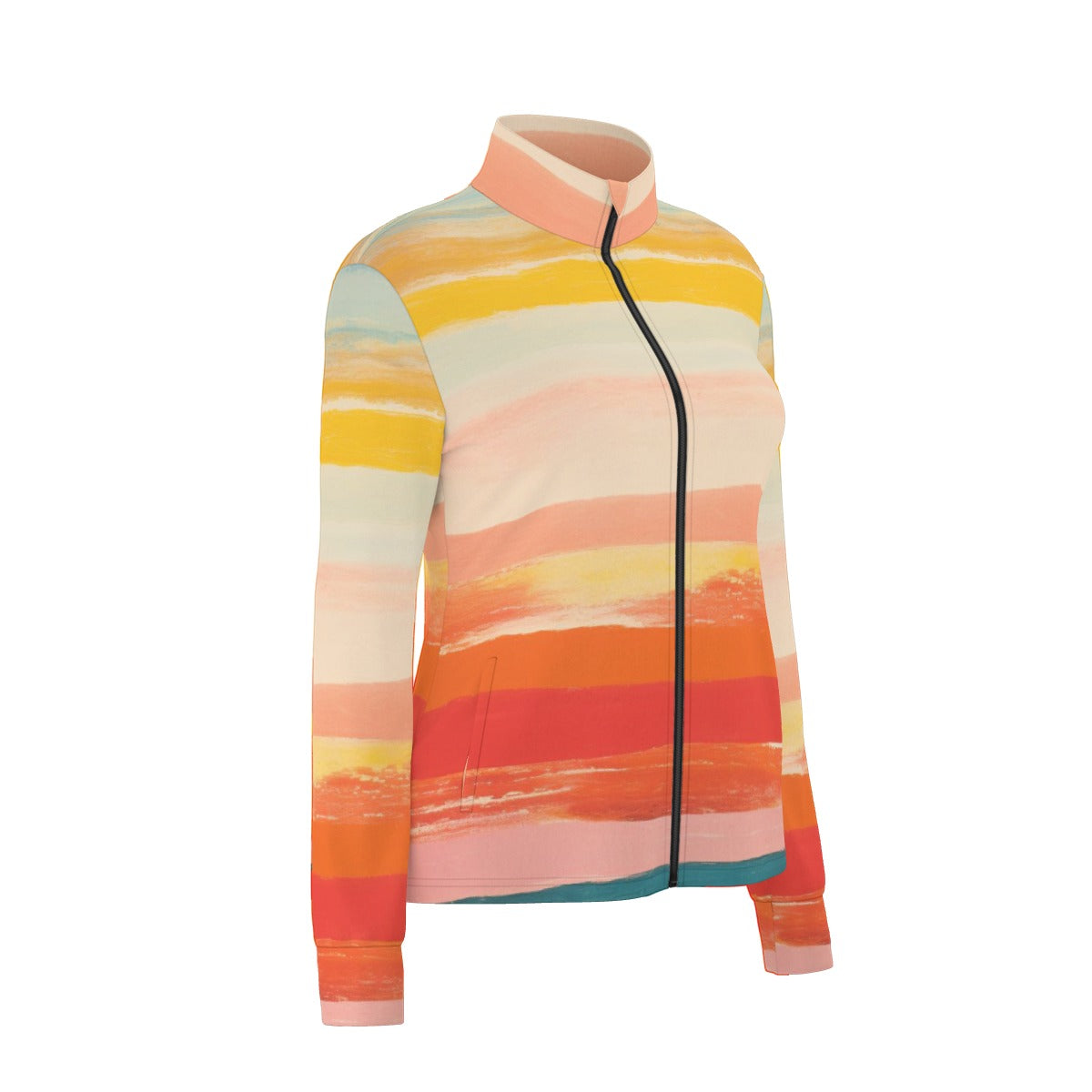 All-Over Print Women's Long Sleeve Thumbhole Jacket