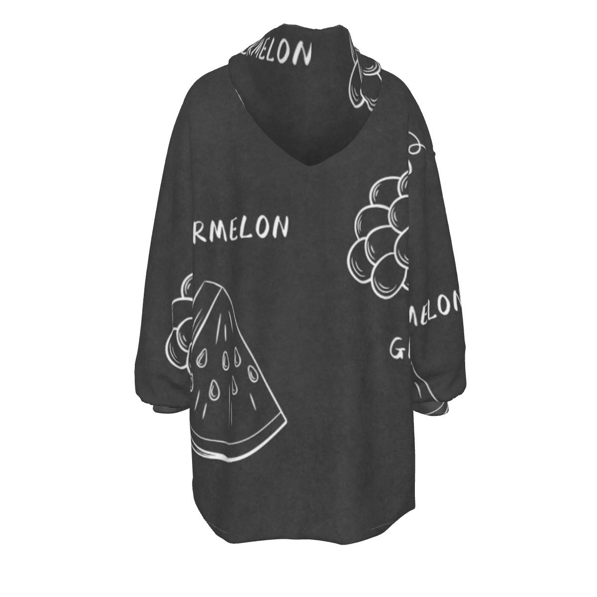 All-Over Print Women's Sherpa Fleece Hoodie Blanket