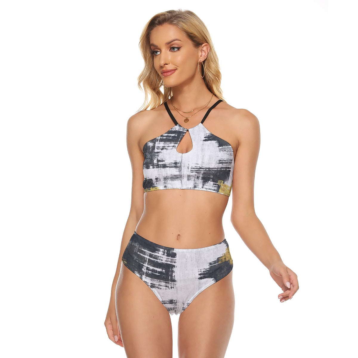 All-Over Print Women's Cami Keyhole One-piece Swimsuit
