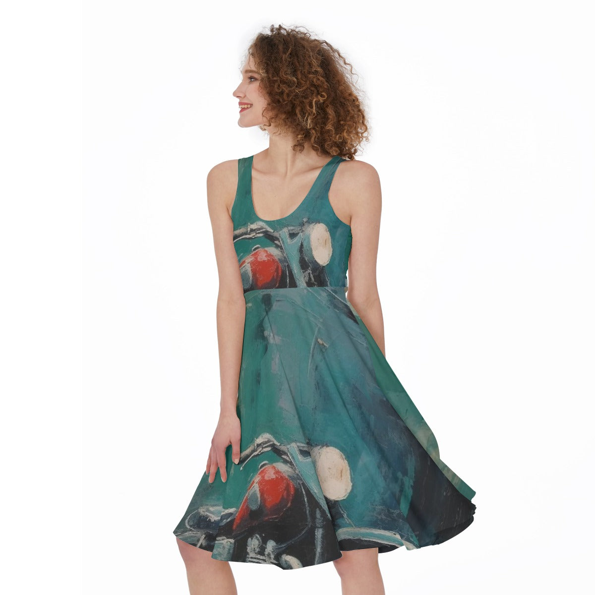 All-Over Print Women's Sleeveless Dress
