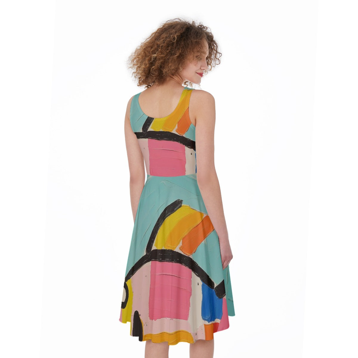 All-Over Print Women's Sleeveless Dress