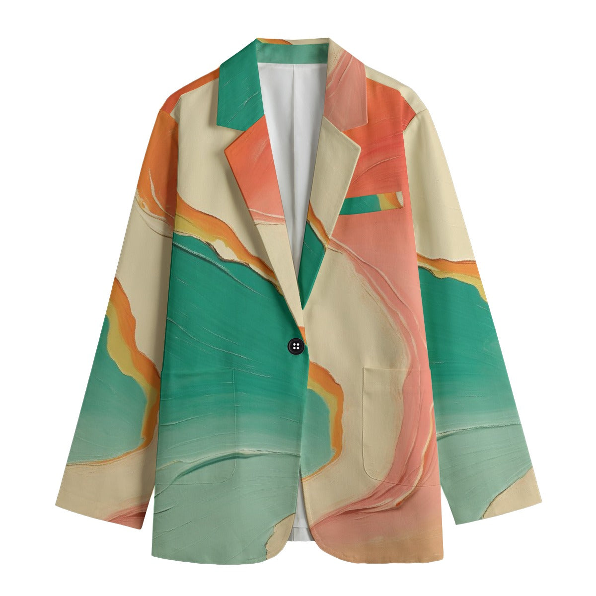 All-Over Print Women's Leisure Blazer