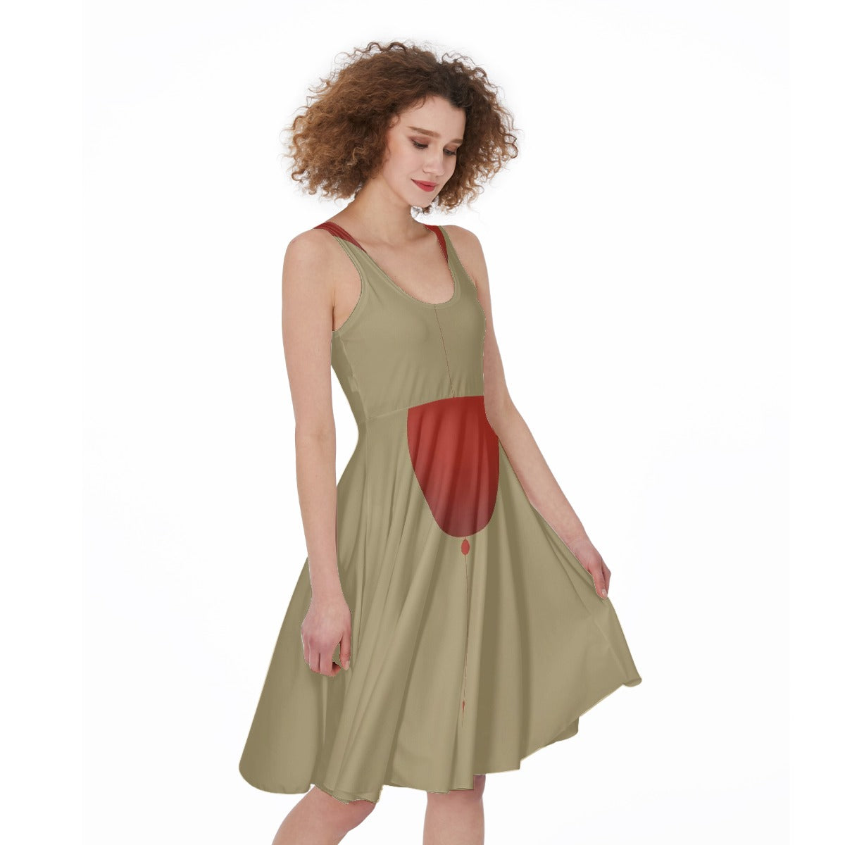 All-Over Print Women's Sleeveless Dress