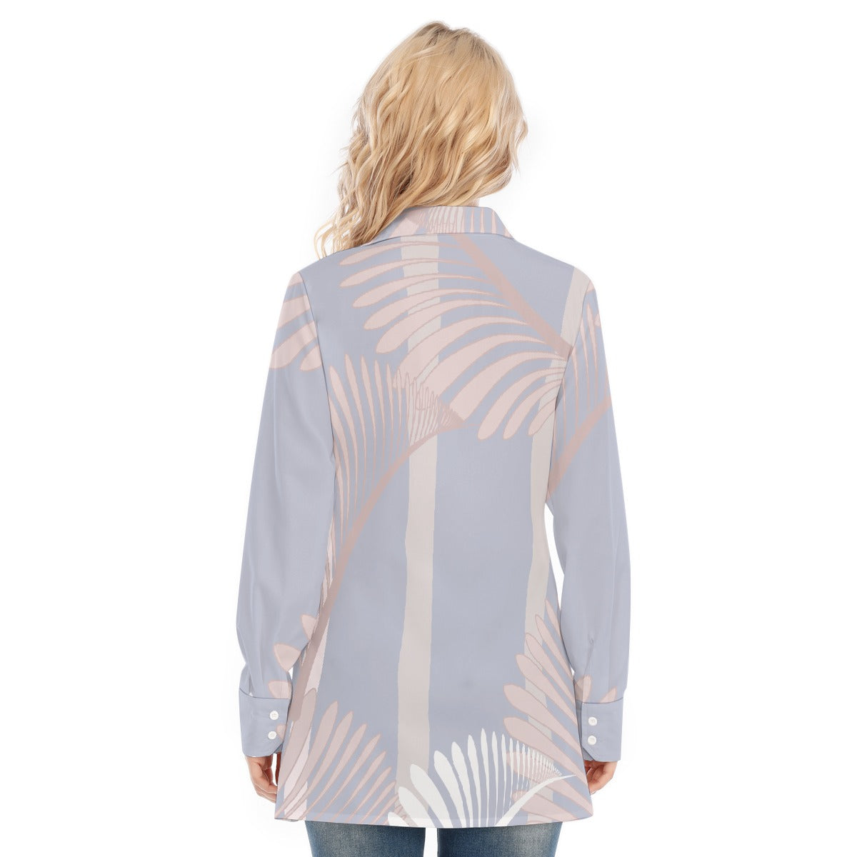 All-Over Print Women's Long Shirt