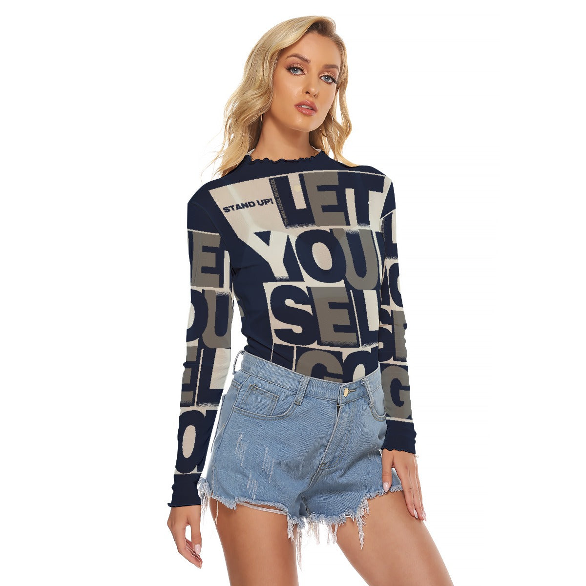 All-Over Print Women's Mesh T-shirt
