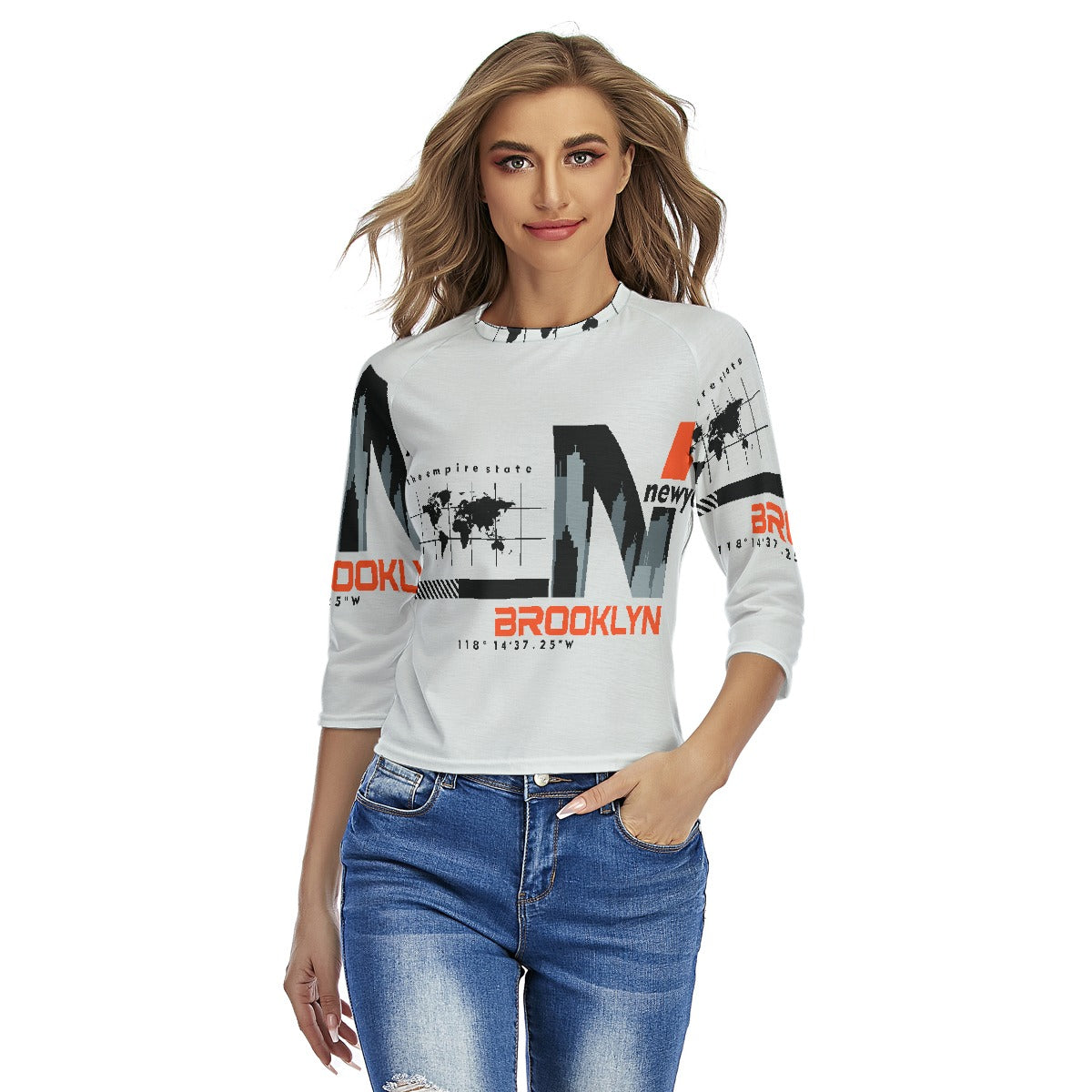 All-Over Print Women's Raglan Sleeves T-shirts