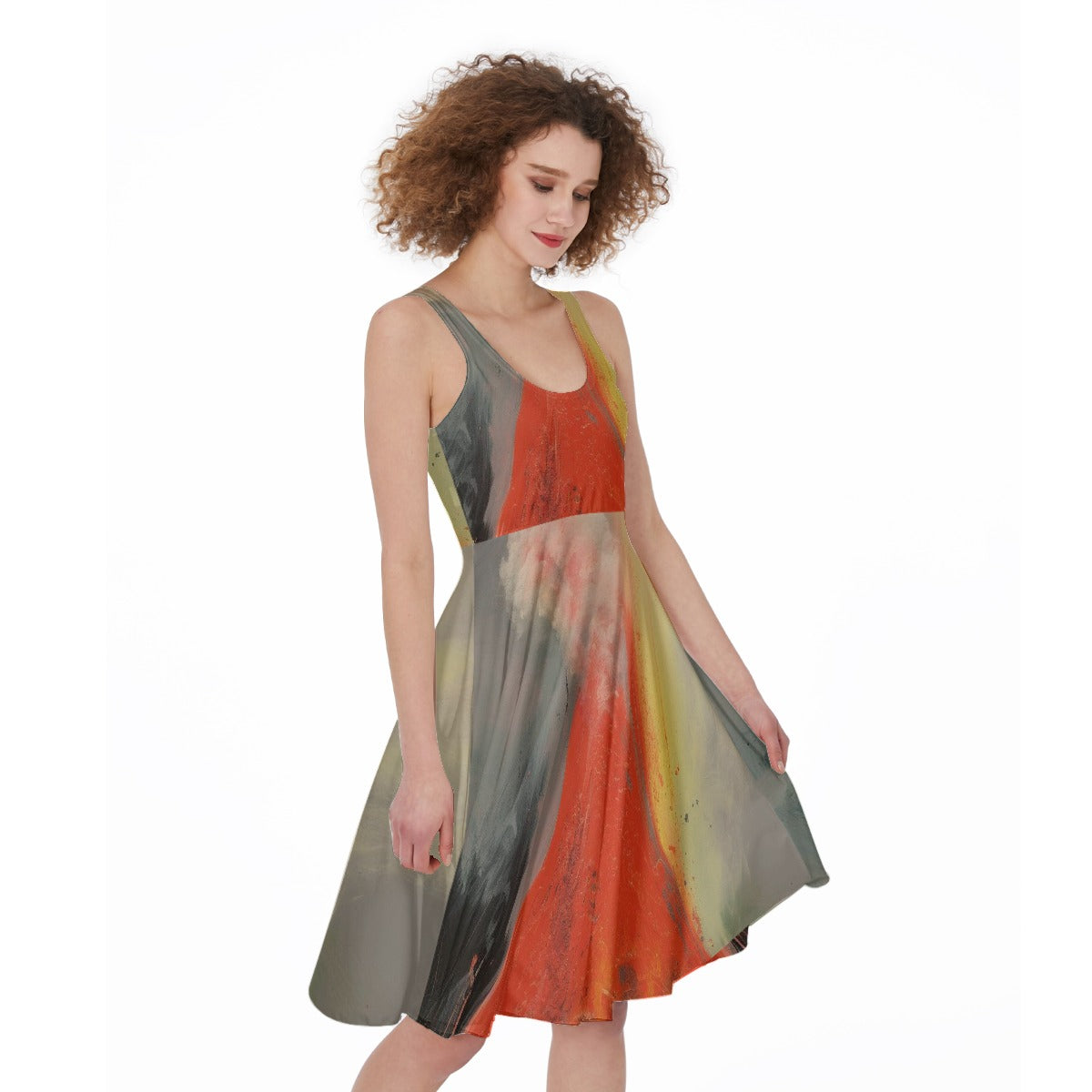 All-Over Print Women's Sleeveless Dress