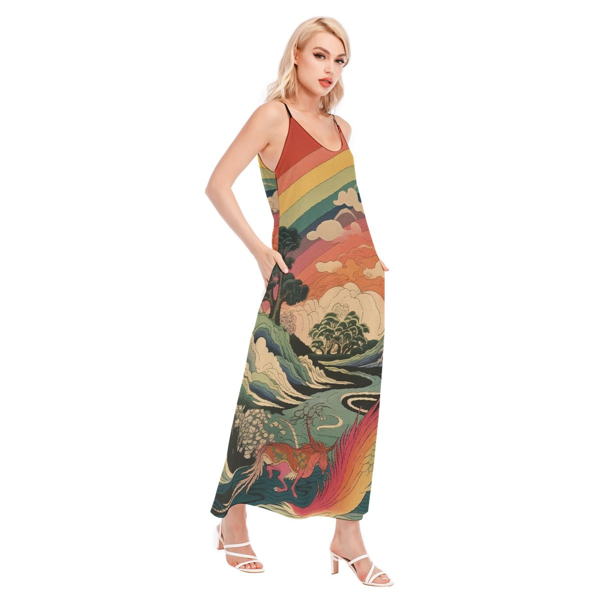 All-Over Print Women's Sling Dress