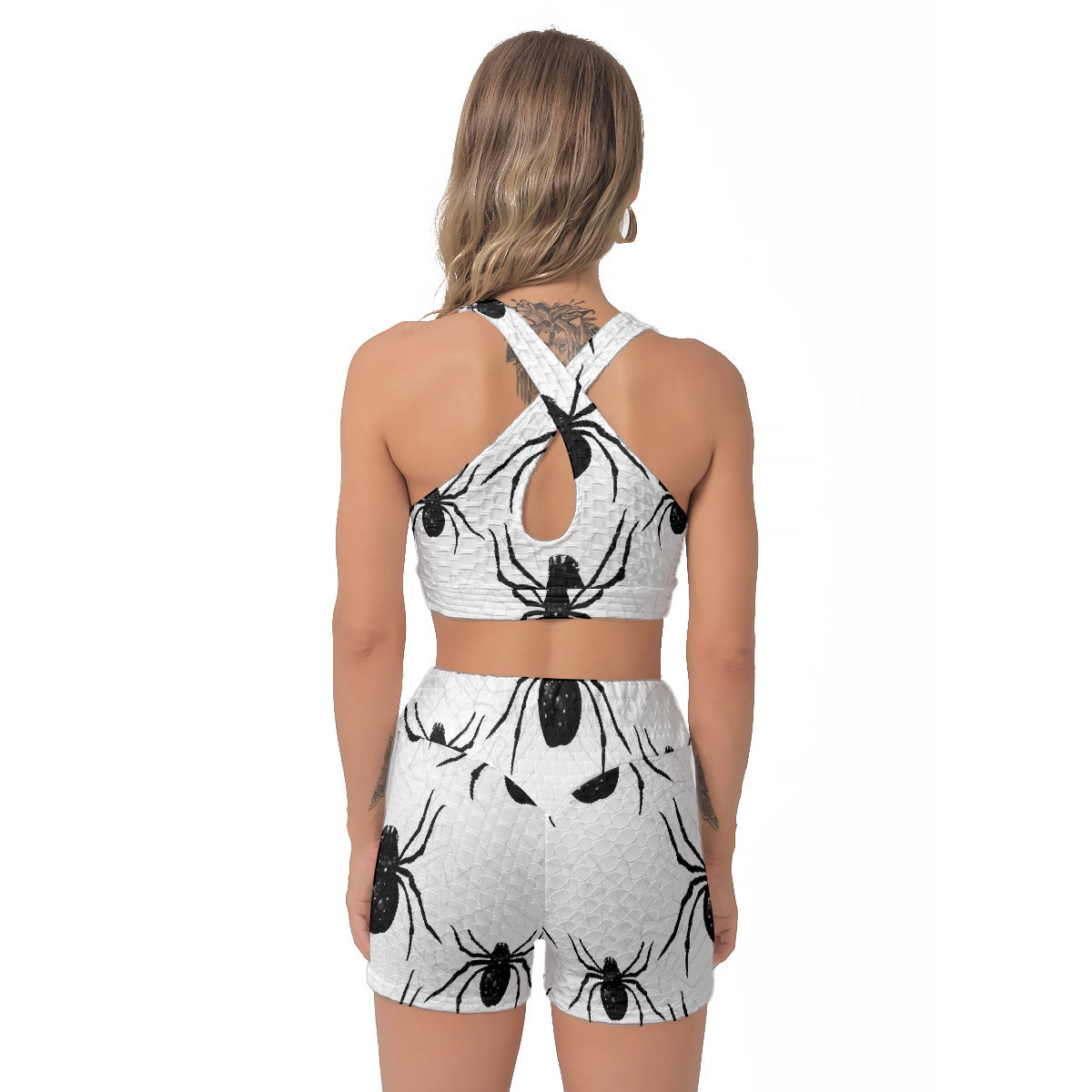 All-Over Print Women's Sports Bra Suit