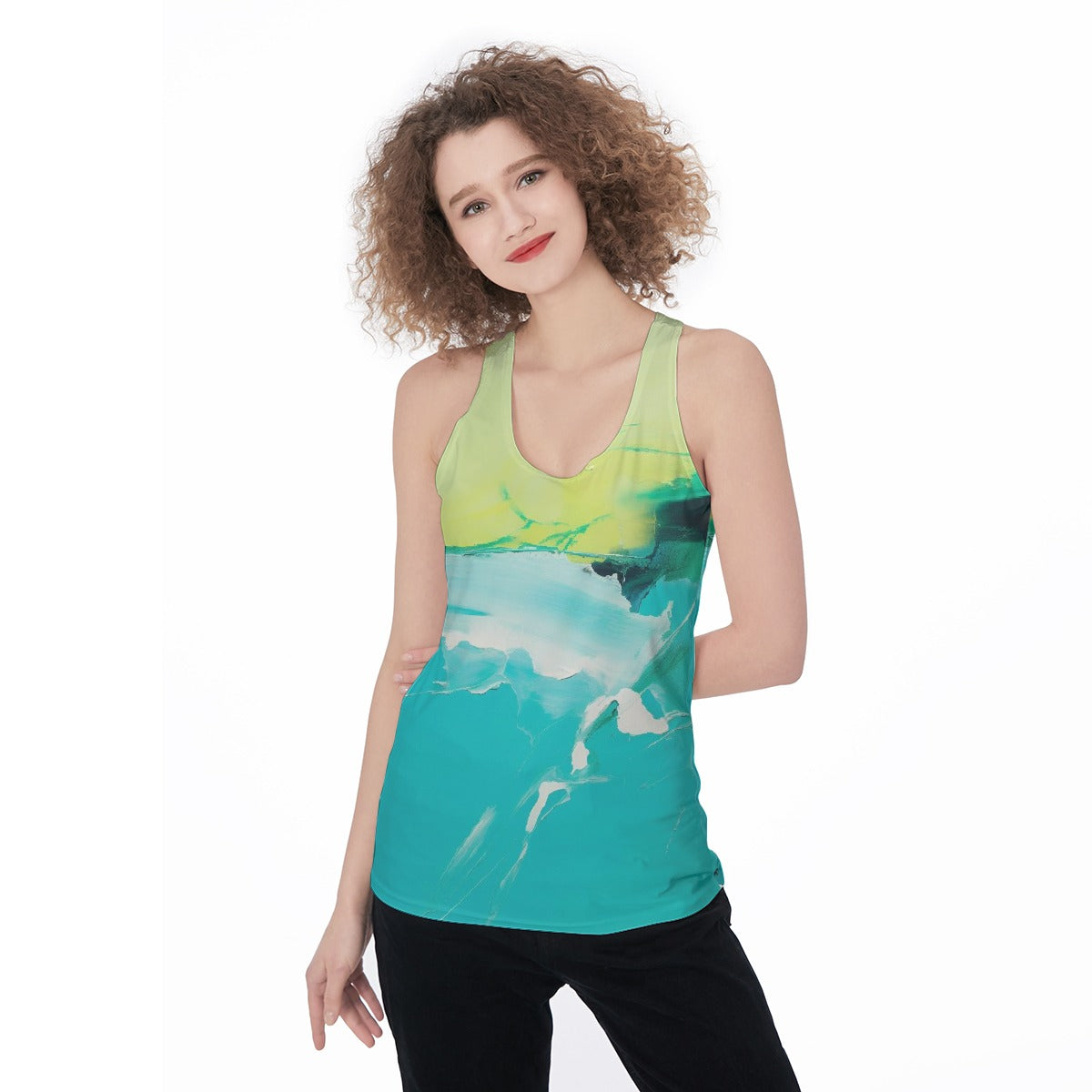 All-Over Print Women's Racerback Tank Top