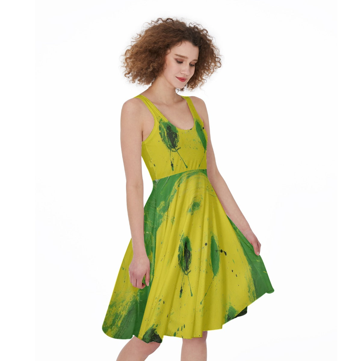 All-Over Print Women's Sleeveless Dress