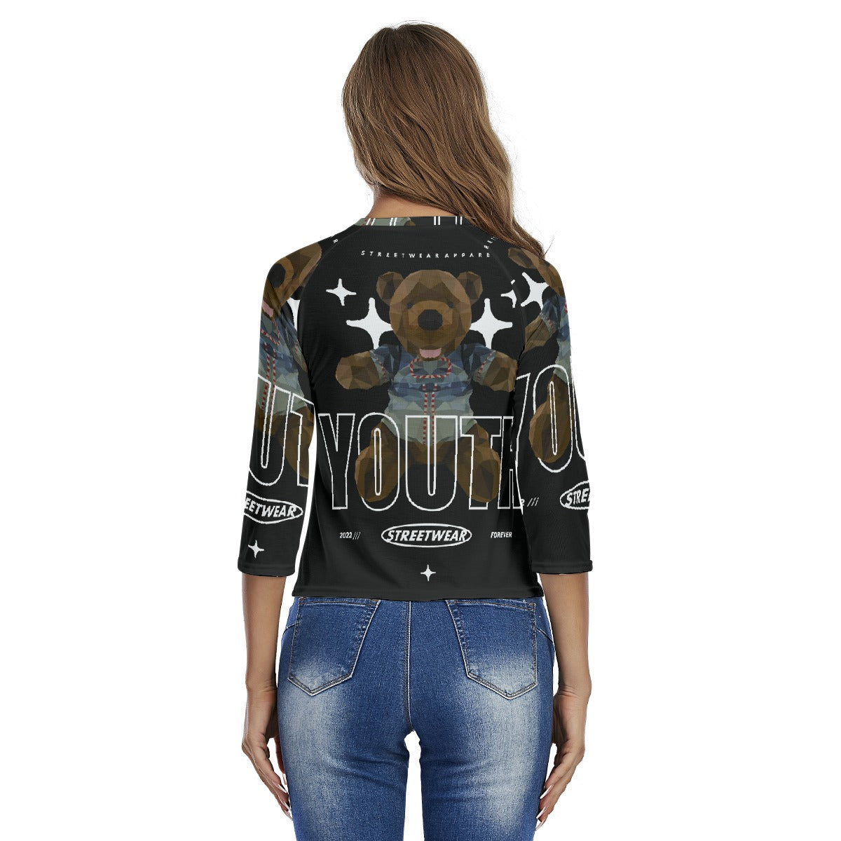 All-Over Print Women's Raglan Sleeves T-shirts