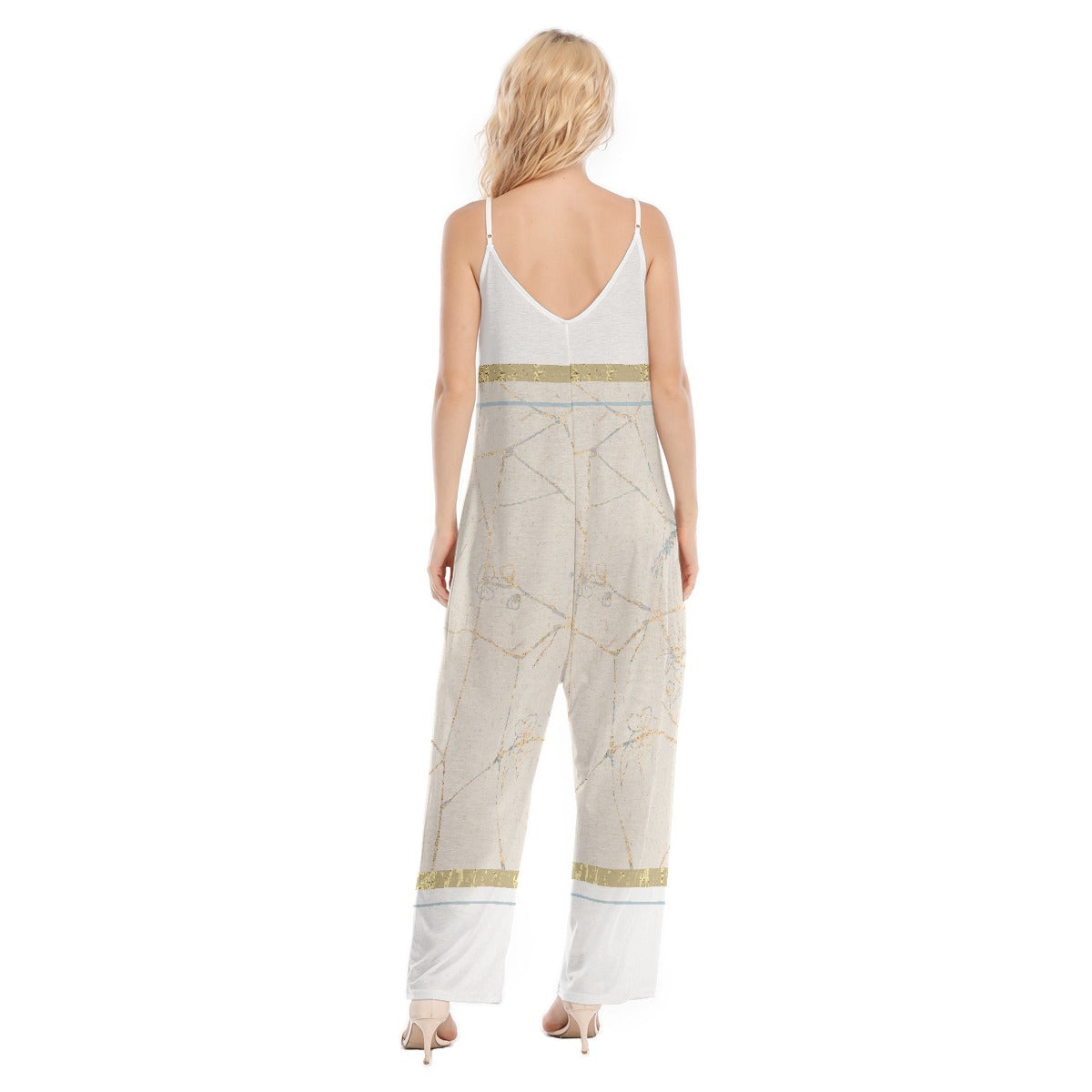 All-Over Print Women's Loose Cami Jumpsuit