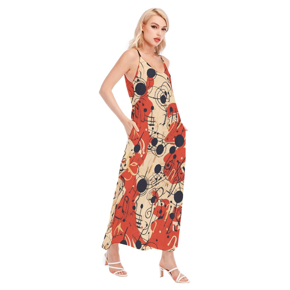 All-Over Print Women's Sling Dress