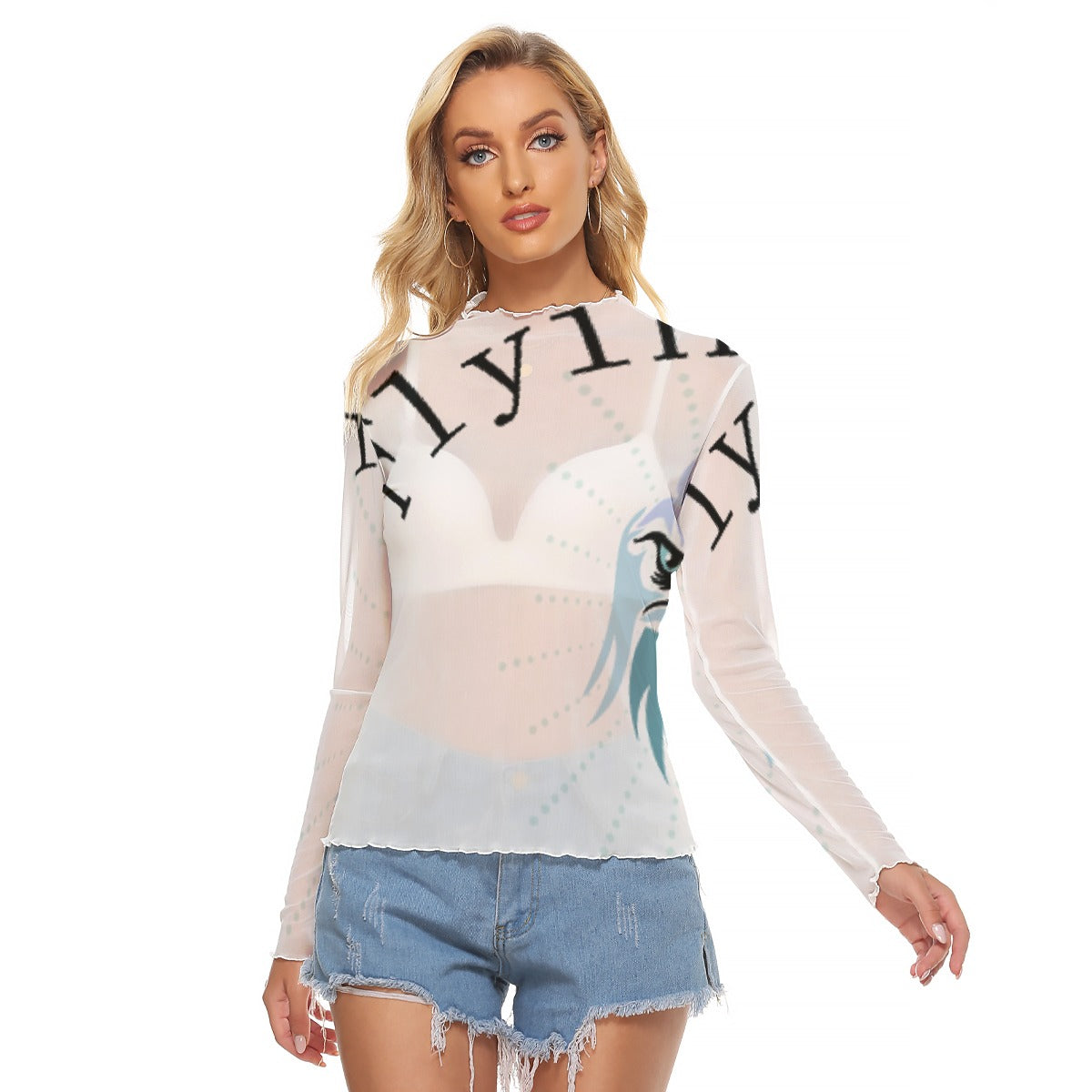 All-Over Print Women's Mesh T-shirt
