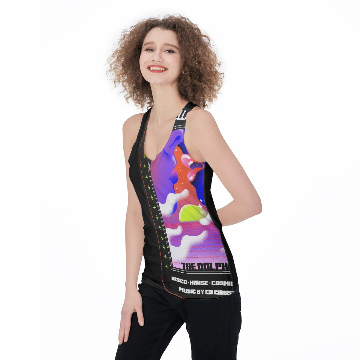 All-Over Print Women's Racerback Tank Top