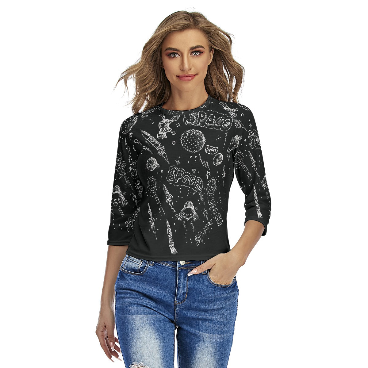 All-Over Print Women's Raglan Sleeves T-shirts