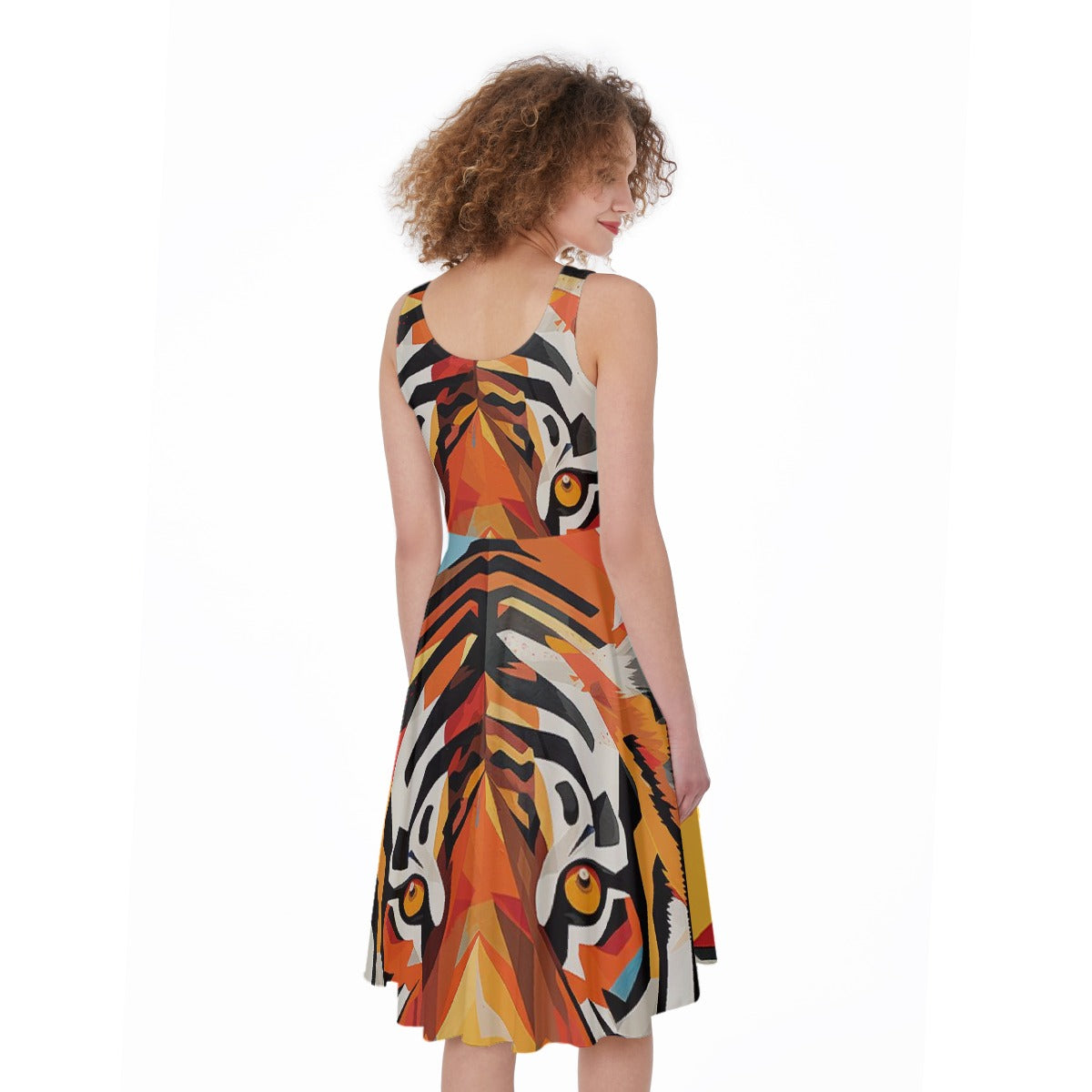 All-Over Print Women's Sleeveless Dress