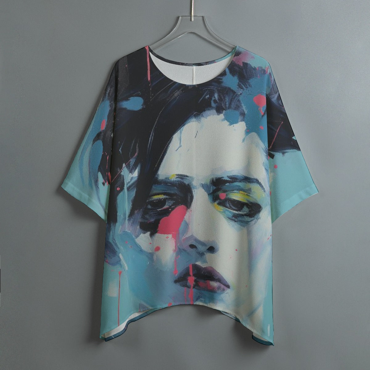 All-Over Print Women's Bat Sleeve Shirt