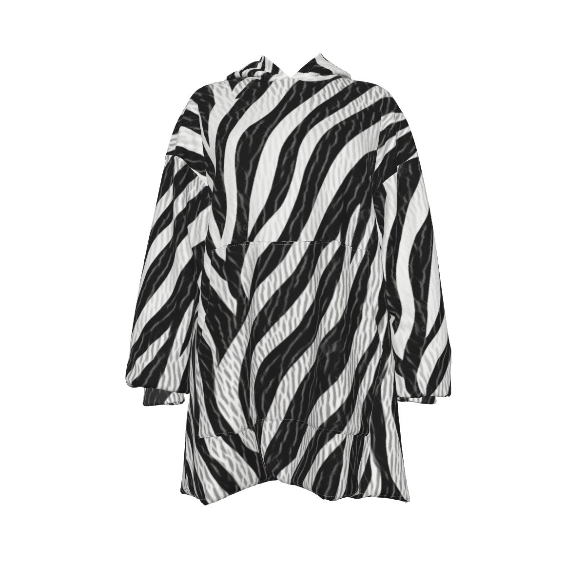 All-Over Print Women's Sherpa Fleece Hoodie Blanket