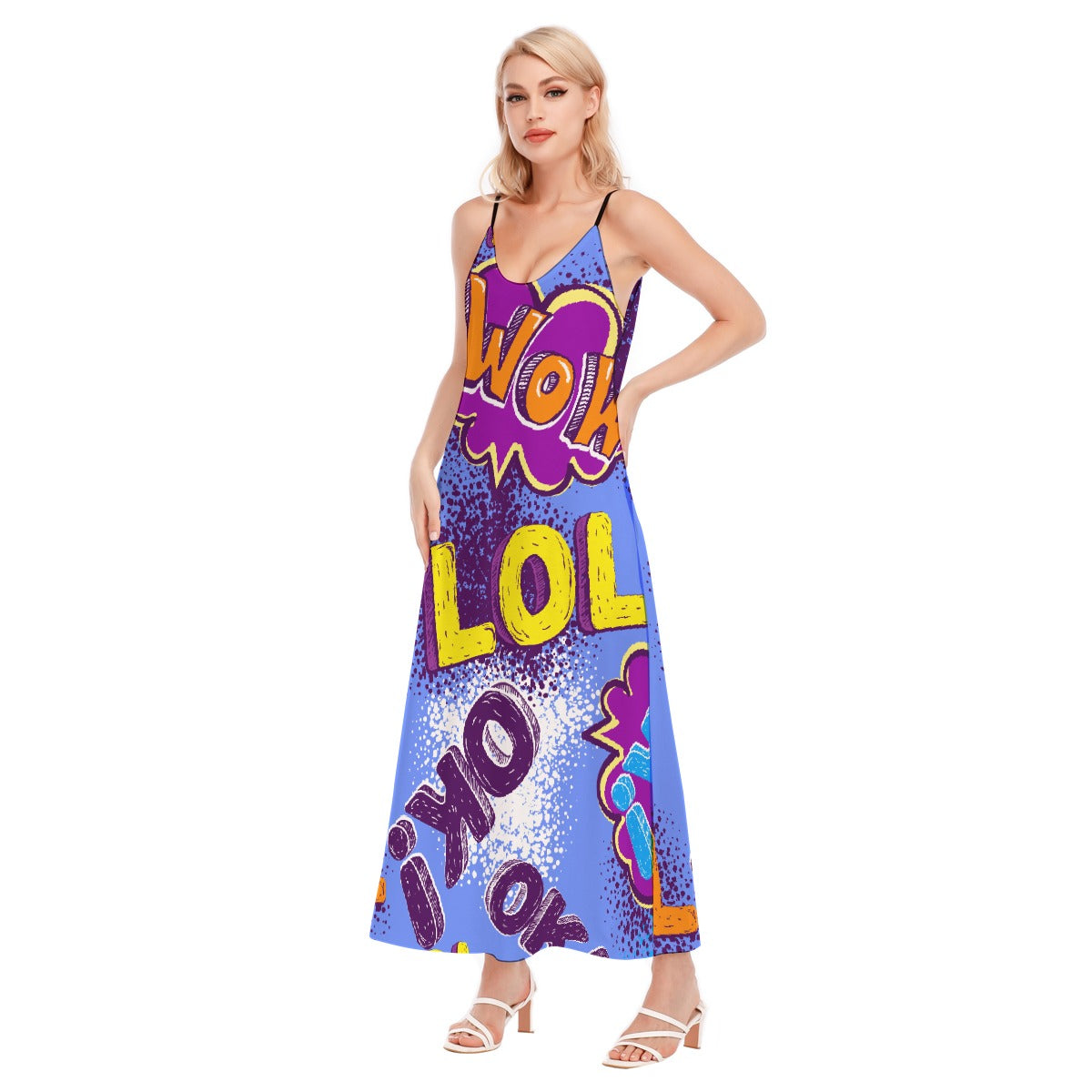 All-Over Print Women's Sling Dress