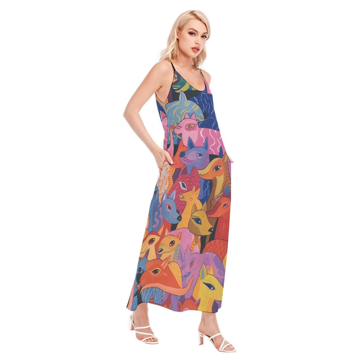 All-Over Print Women's Sling Dress